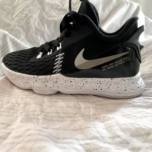Black and white child size 13 gently worn sneaker